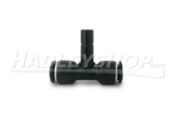 Splitter for 2x Ø8mm hoses with Ø8mm pin